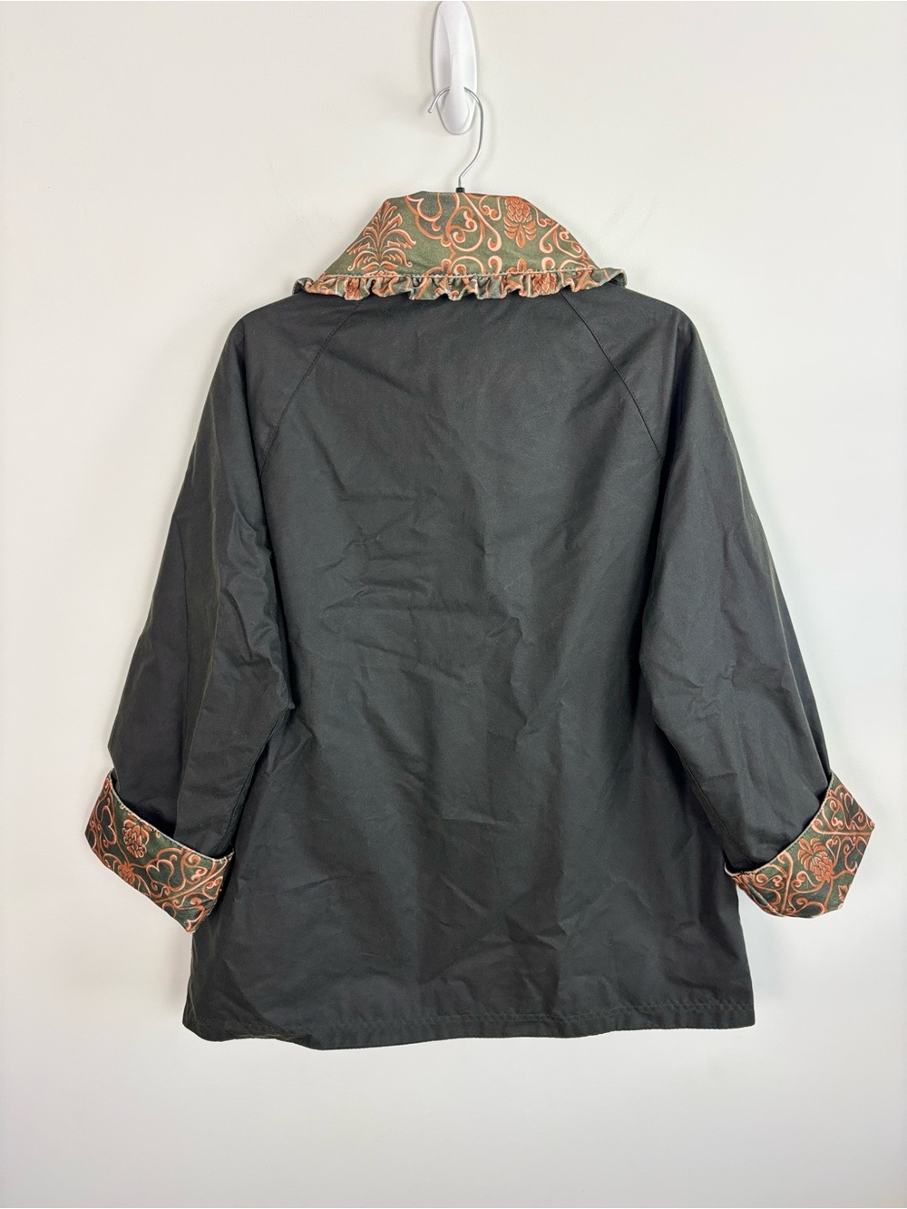 Anthropologie Barbour x FARM RIO Maria-Clara Waxed Jacket - Picture 7 of 15